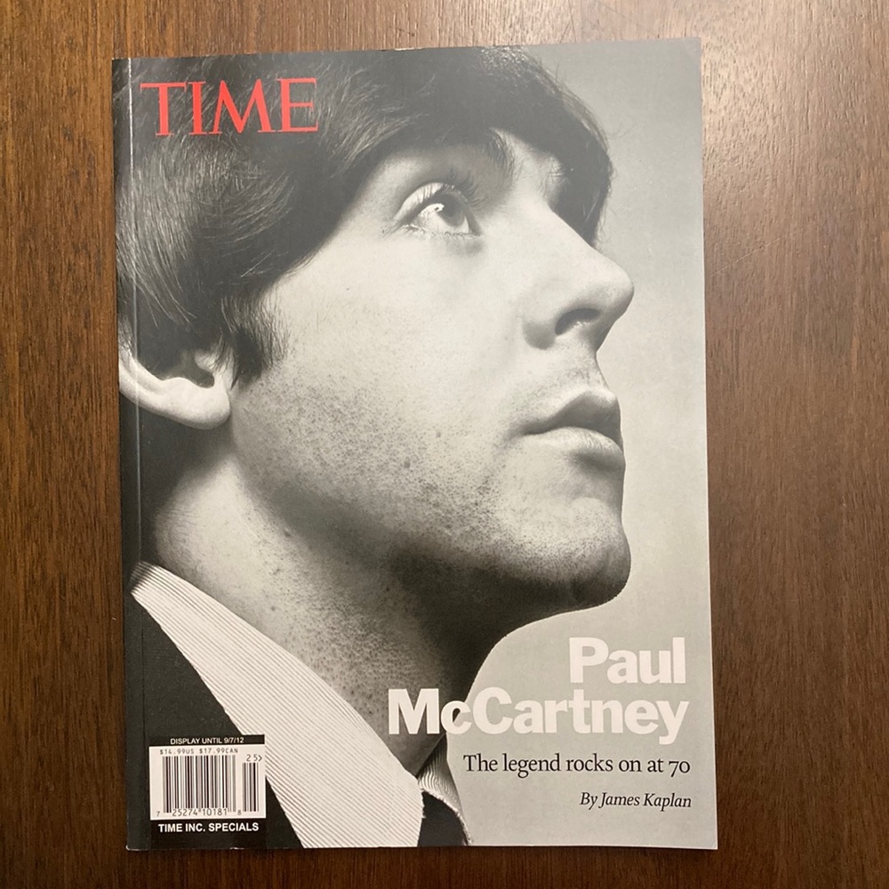 Sir Paul McCartney TIME Magazine 2012 The Legend Rocks on at 70